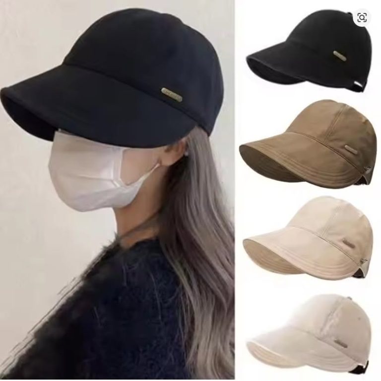 หมวก Elegant Sun Shield Cap ใส่แล้วหน้าดูเล็กทันที