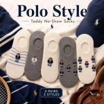 ถุงเท้า Polo Teddy No-Show Socks มาใหม่